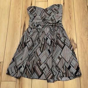 Parker Strapless Silk Dress